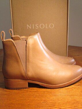 Anthropologie Nisolo Leather Eva Everyday Chelsea Boots Sz 8